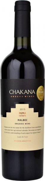 Chakana Estate Organic Malbec 2015 75cl