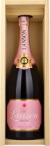 Lanson Rose Brut NV Champagne Magnum 1.5 litre in Wood Box