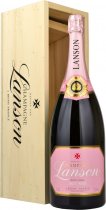 Lanson Rose Brut NV Champagne Magnum 1.5 litre in Wood Box