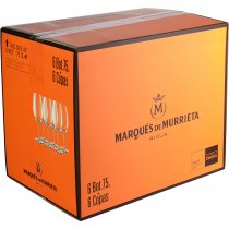 Marques de Murrieta Tinto Reserva Rioja 2018 6x75cl & 6 Wine Glasses