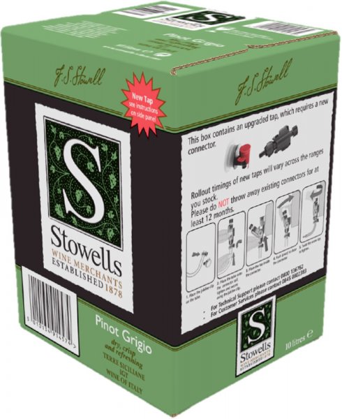 Stowells Pinot Grigio, Italy 10 litre